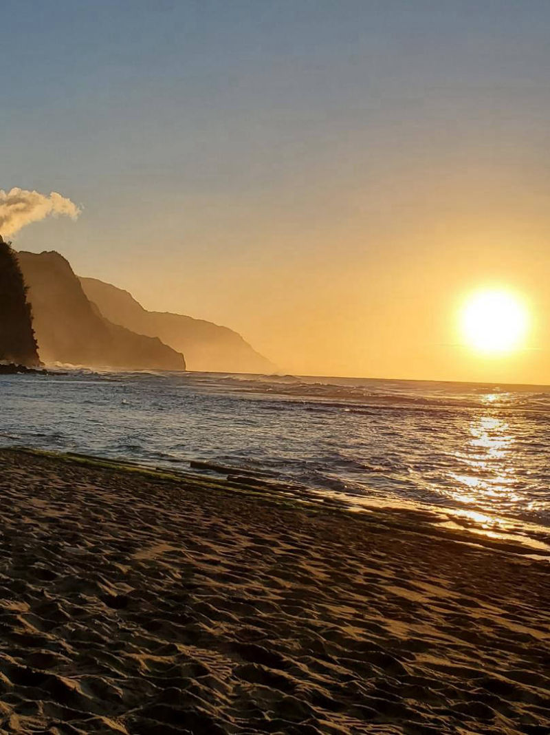 Napali Coast - by E.K.